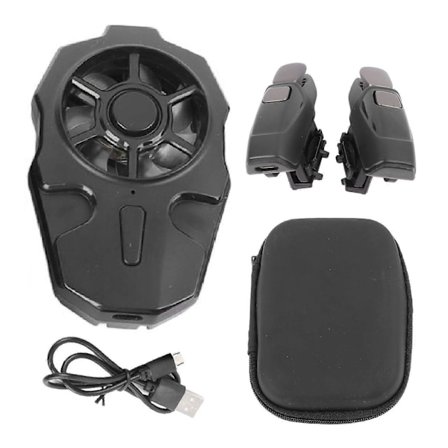 Telefonkøler Blæser Bærbar Universal ABS og Metal Hurtig Køling Mobiltelefon Radiator til Smartphone YEMMA