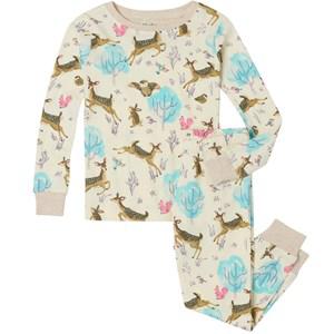 Hatley Printed Pyjamas Beige 10 Years - Nightwear - 10 years - Beige - Mädchen