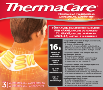Thermacare varmeomslag nakke, skuldre og håndledd 3 stk