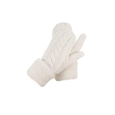 Vintervotter i ull for kvinner, varme tykke vintervotter, gave