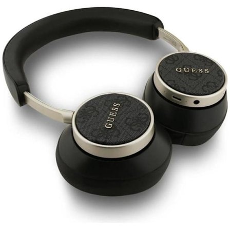 Guess 4G Classic Logo Bluetooth Trådlösa Hörlurar Över Örat Svart - GUBHC15P4MRSCK