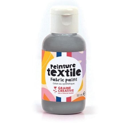 Textilfärg 50 ml - silver