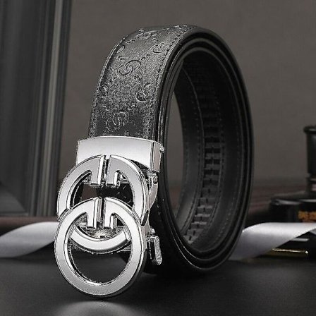 Luksuriøse herrebelter i kuskinn, ekte skinn, dobbel G-bokstavspenne, designerbelter for menn, berømt merke, kjole, bryllup, arbeidsstropp