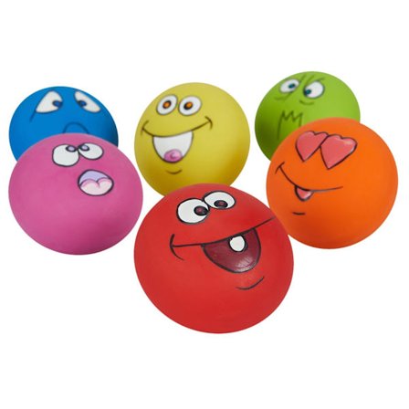3 stk Stress Ball, Morsomt Ansikt Klemme Ball, Stressavlastende Leker