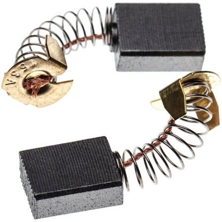 2x Elektrisk motor karbonbørste 6,5 x 13,5 x 17 mm Kompatibel med