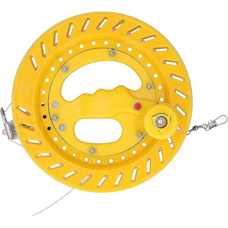 Dragespole Opruller 20cm Lejeværktøj Snoreopruller Greb Hjul Flyvende Værktøjer 200 Meter Line Til Enkelt Line Dragefladning