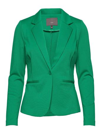 Ihkate Bl Blazers Single Breasted Blazers Grønn ICHI*Betinget Tilbud