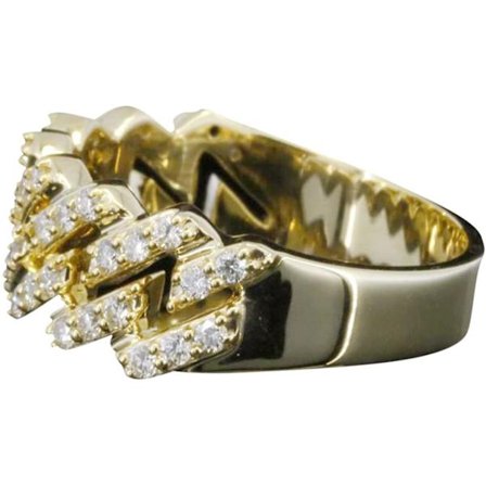 Humörringar Bulk Punk Ring Chain Personlighetsring Stil Hiphop Kreativa Geometriska Retro Ringar (guld, 6)