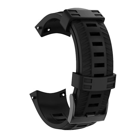 Mjukt silikonarmband för Suunto 9 Baro 24mm band Utomhus Sport Silikon Smartwatch Bälte för Suunto 9 Klocktillbehör