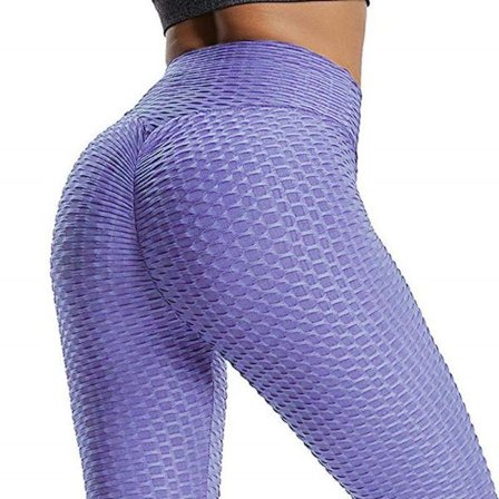 Leggings för kvinnor Butt Lifting Women Booty Hög midja Tummy Control Tränings Yoga Byxor Peach hip sport leggings för flickor XXL (Ljuslila)