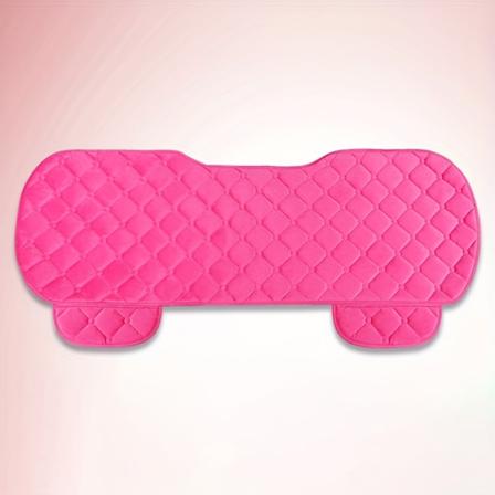 1. istukanen, plyysimateriaali takana takana rivin suojamatto, auton istuimen peite tarvikkeet, liukumaton auton takapenkin peite Pink