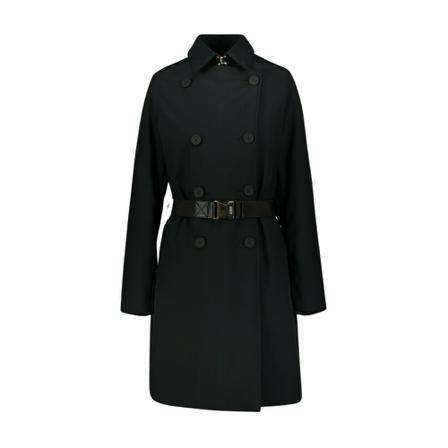 Ciesse Piumini, Double-Breasted Coats Zwart, Dames, Maat:L,stof