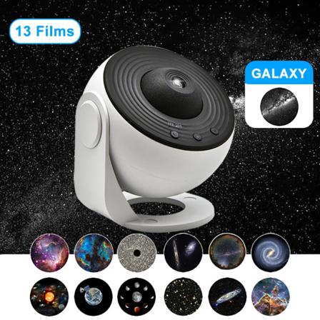 Ny 13 i 1 Planetarium Galaxy Stjerneprojektor Nattlys HD Stjerne Aurora Projektorlampe for Barn Soverom Hjemmefestdekorasjon-WELLNGS