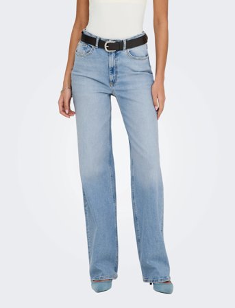 ONLY Onljuicy Hw Wide Leg Dnm Rea365 Noos - Blue - 30 x 30