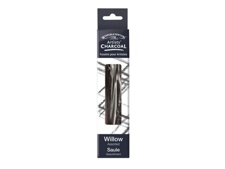 WINSOR & NEWTON Ritkol Mjuk, medium, hård 12/fp - Lyreco - Skola och förskola - Konstnärsprodukter - Skisspennor, kol och grafitkritor