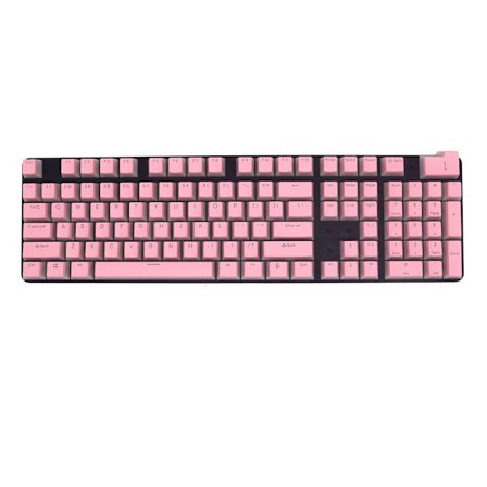104 Tangenter Pudding Keycaps OEM Profil Double Shot ABS/PBT Bakgrundsbelysta Tangenter för Mekaniskt Gaming Tangentbord Cherry Mx Switch