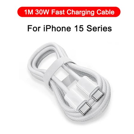 PD 30W för Apple Snabbladdare för iPhone 15 11 12 13 14 Pro Max XR X XS Max 8 Plus Telefonladdare Kabel Snabbladdningstillbehör