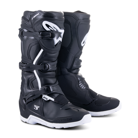 Botas de Enduro Alpinestars Tech 3 Enduro Impermeable Negro/Blanco 49,5