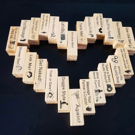 Block Tower Spil Paraktiviteter Idéer til dateaftener Valentinsdag Tumbling Tower Stablespil til par Aftenfest