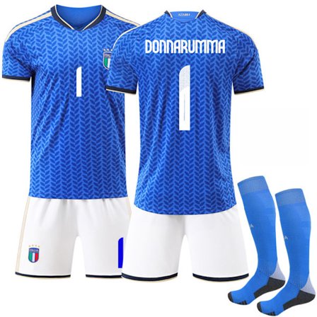 2026 Italiensk landslag i fotball, barn/voksen, fotballdrakt nr. 1 Donnarumma