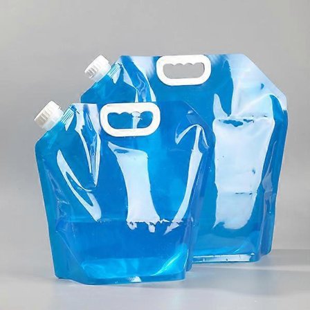 2-PAKNING 10L Portable Sammenleggbare Vanndunker. Vanndunk