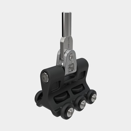 Seldén MDS 80 - Full-batten car in composite with M10 stud - for Seldén mast sections C321 and C365 (511-730-03)