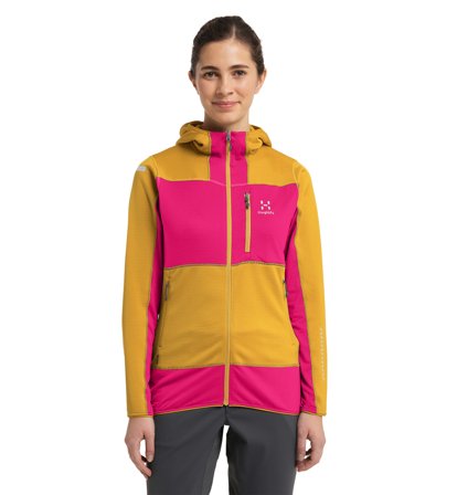 Haglöfs L.I.M Mid Fast Hood Women Autumn Leaves/Ultra Pink - Damen - M
