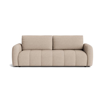 Toscana 3 personers sovesofa, opbevaring - Loop Beige - 239x107x90cm - Sofa, sovesofa - Beige 3-personers sovesofa med magasin, Bonell fjedre & Nozag 