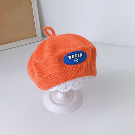 Baby Beret Hat Barn Berets ORANSJE