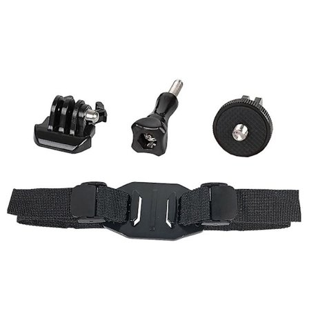 Kypärän pidikehihnasarjat Insta360 One X X2 -toiminta kameralle Säädettävä vyökiinnike Panoraamakameran pidike Lisävaruste (Musta väri)