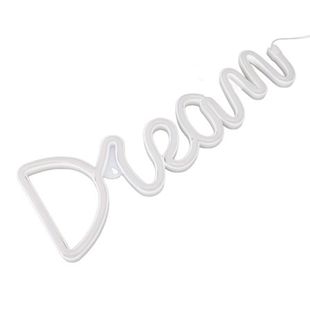 Led Neon Lys Drøm Batteri Usb Betjent Neon Vegglampe For Soverom Stue Bar Fest Jul Bryllup