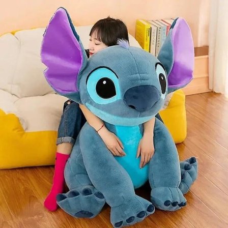 2025 Størrelse Lilo & Stitch Plyslegetøj Tegneserie Sød Dyrepar Sovepude Blødt Materiale Legetøj Børnegave Stitch