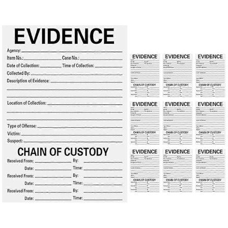 10 kpl Todistemerkintätarra Todisteiden tunnistusmerkki Liimattava todistemerkki Juhlapalvelus