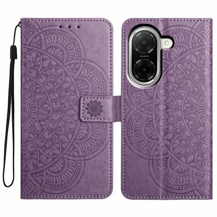 SKALO Xiaomi Redmi A5 4G Mandala Kukka Lompakkokotelo - Violetti
