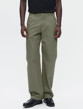 WOOD WOOD Wwdarwin Utility - Khaki green - 44