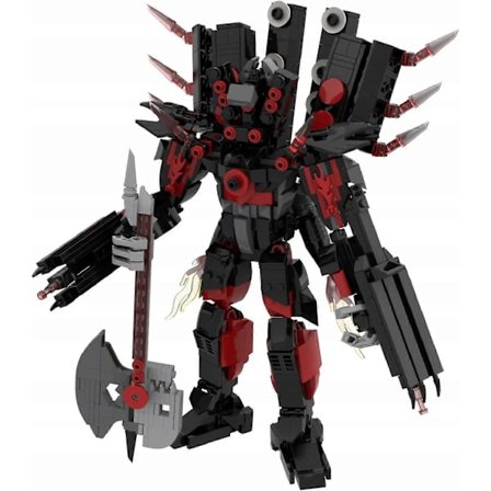 Klossar Skibidi Toalettsett Titan Speakerman Audio Robotleker (LGL)