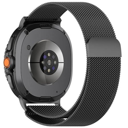 Galaxy Watch 8 46/44/40 mm Armband Milanese Loop Grå