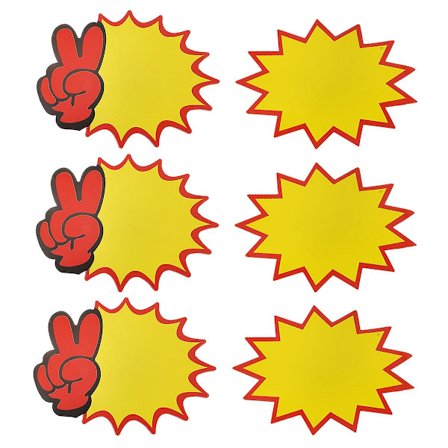 100 stjärnformade prislappar i papper för detaljhandeln