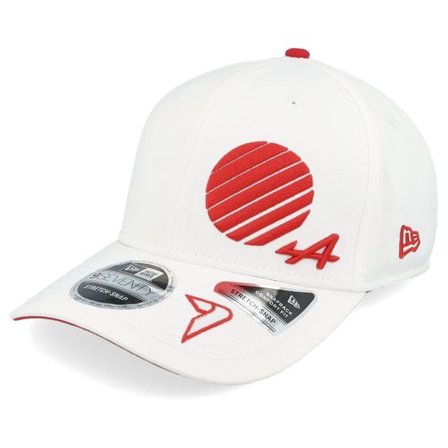 New Era - Motor Vit adjustable Keps - Alpine F1 25 Doohan Japan 9SEVENTY White/Red Adjustable @ Hatstore
