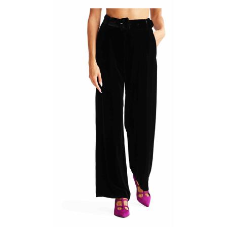 Maliparmi, Wide Trousers Zwart, Dames, Maat:XS