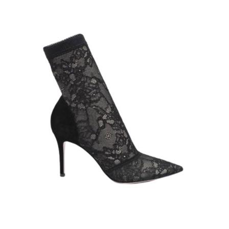 Gianvito Rossi Brinn boot , Zwart , Dames , Maat: 37 EU High heels