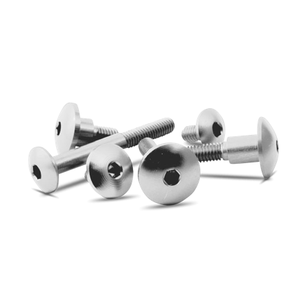 Valter Moto Skruv Knapphuvud R2.5 M5 Grå