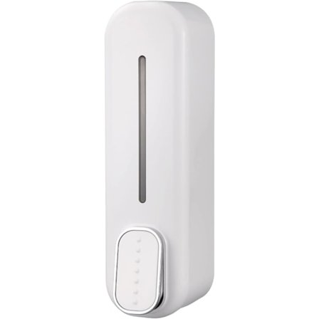 Såpepumpe veggmontering hvit 300 ml påfyllbar plast flytende såpedispenser vegg manuell sjampo dispenser dusjdispenser for hjem hotell