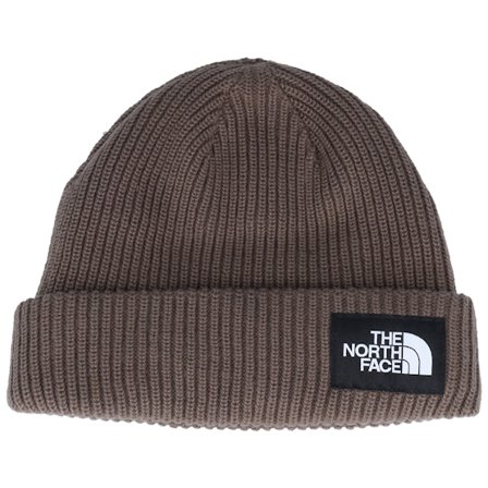 The North Face - Bruin cuff Beanie - Salty Lined Brown Cuff @ Hatstore