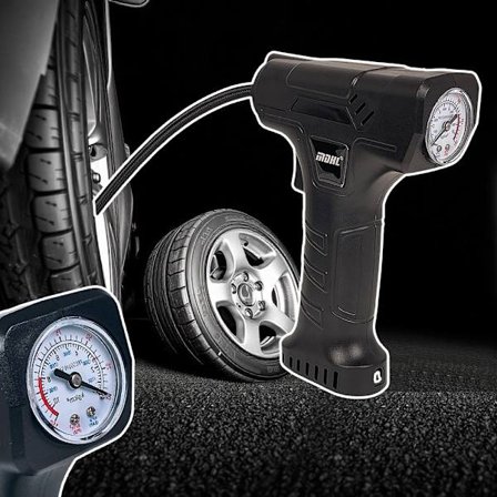 Luftkompressor med LED-ljus