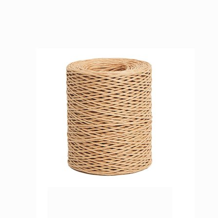Papirgarn 200m Jernpapir Rattan Garn Naturlig Papirtau for