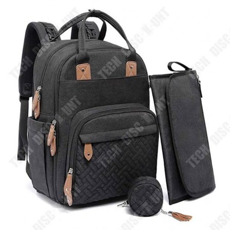 Ryggsäck - TD - Stort kapacitet - Vattentät - Multifunktionell - Svart 42x30x16CM