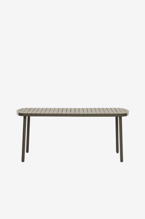 Kave Home - Bord Joncols, 90x180 cm - Grön - Matbord utomhus - Från Homeroom