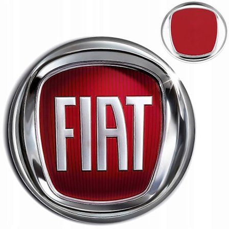 Fiat Logo Emblem Badge På For/Bag 120mm Til Bravo Ducato Panda Doblo