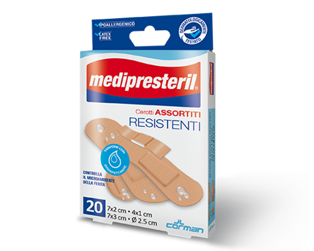 Medipresteril Cerotti Resistenti Assortiti 4 Formati 20 Pezzi